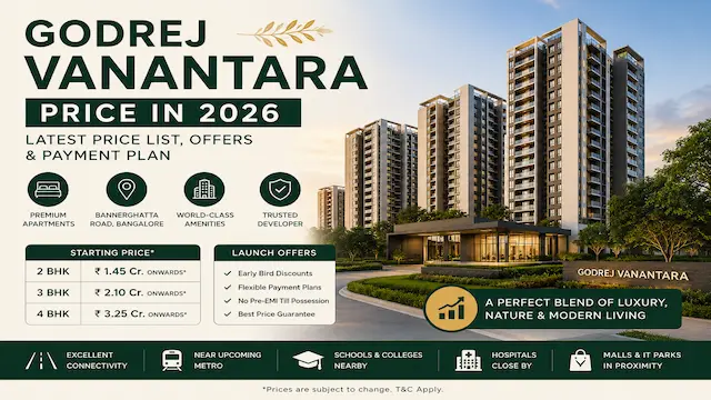 Godrej Vanantara Price in 2026